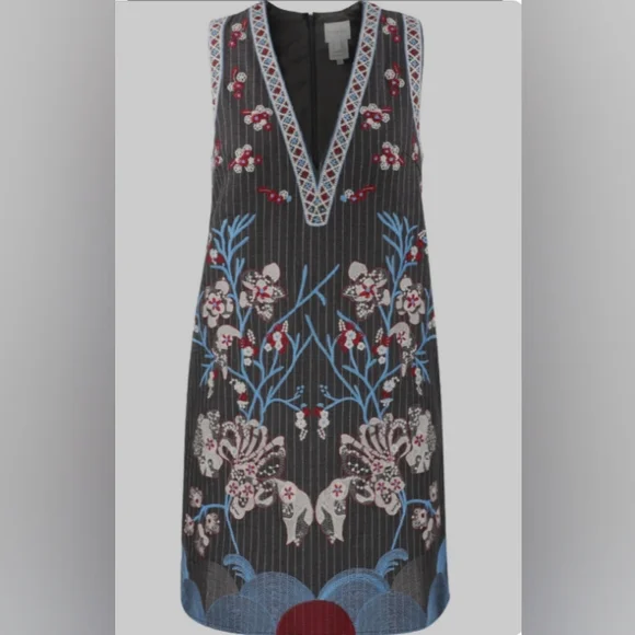 NWT FOXIEDOX EMBROIDERY DRESS - Picture 2 of 4